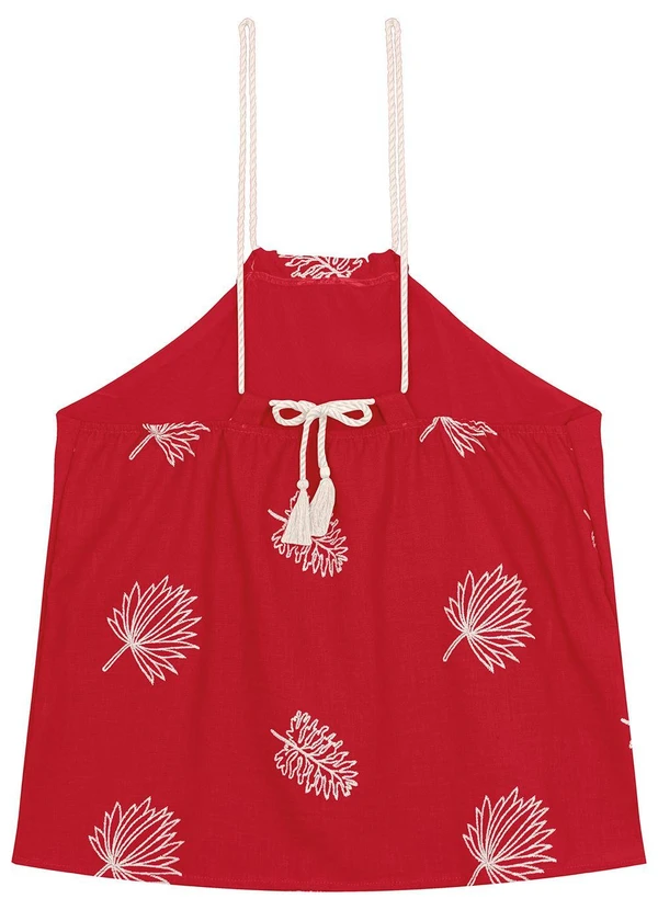 Malwee - Blusa Veemelha Folhas com Torção 10