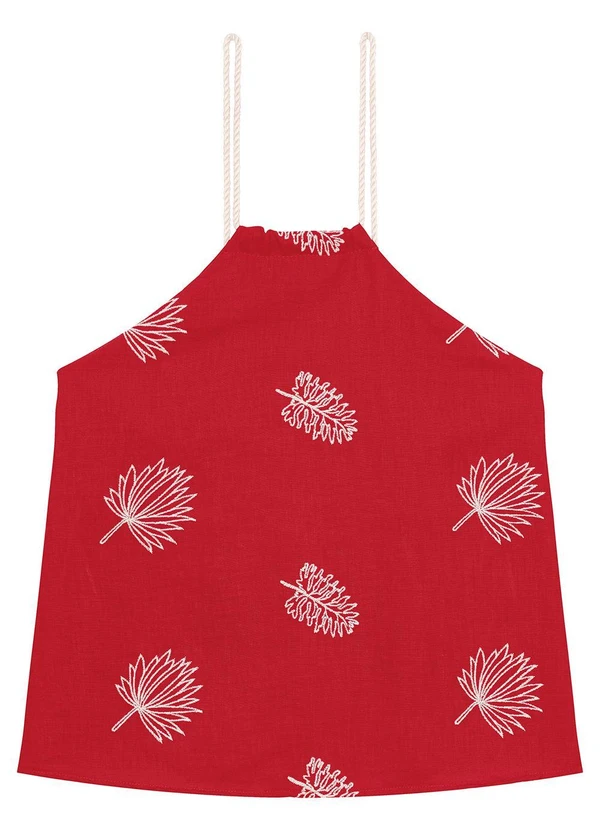 Malwee - Blusa Veemelha Folhas com Torção 9