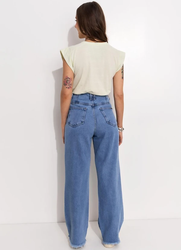 Bimini - Blusa Verde Claro em Meia Malha Texturizada 4