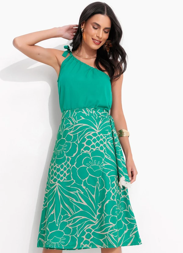 Quintess - Blusa Verde em Viscose Plana 11