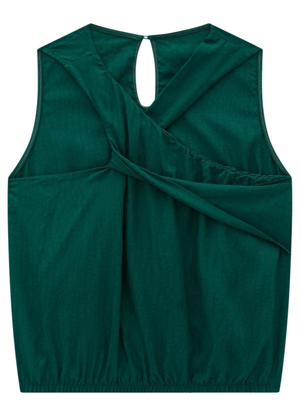 Enfim - Blusa Verde Esmeralda Balonê com Torção 3