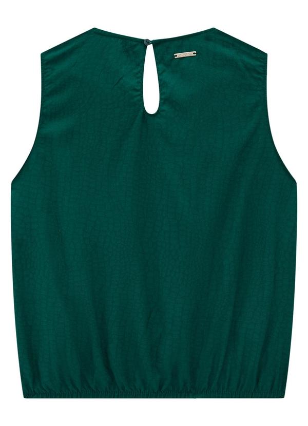 Enfim - Blusa Verde Esmeralda Balonê com Torção 4