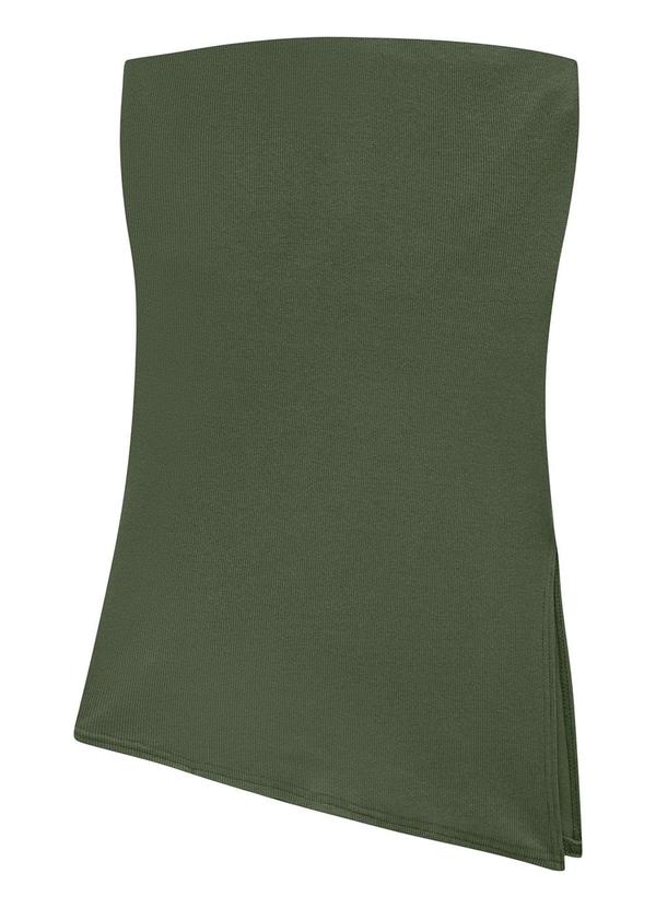 Enfim - Blusa Verde Militar Tomara que Caia com Fenda 2
