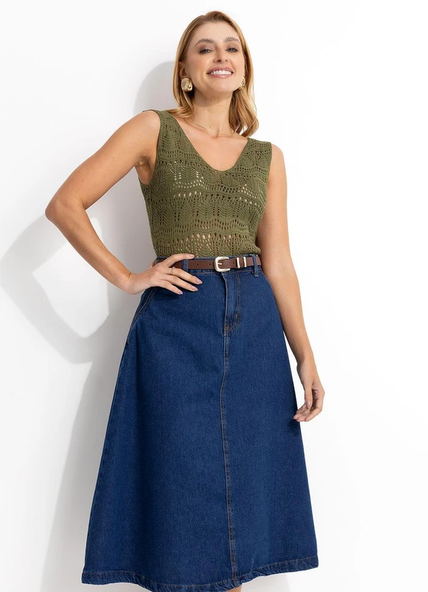 Quintess - Blusa Verde Tricot 4