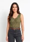 Quintess - Blusa Verde em Tricot - variação: Verde