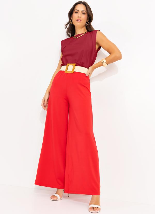 Quintess - Blusa Vermelha em Cotton 3