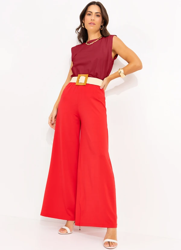 Quintess - Blusa Vermelha em Cotton 3