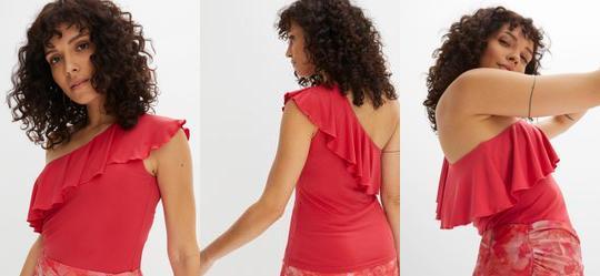 Blusa Vermelha em Malha Fria