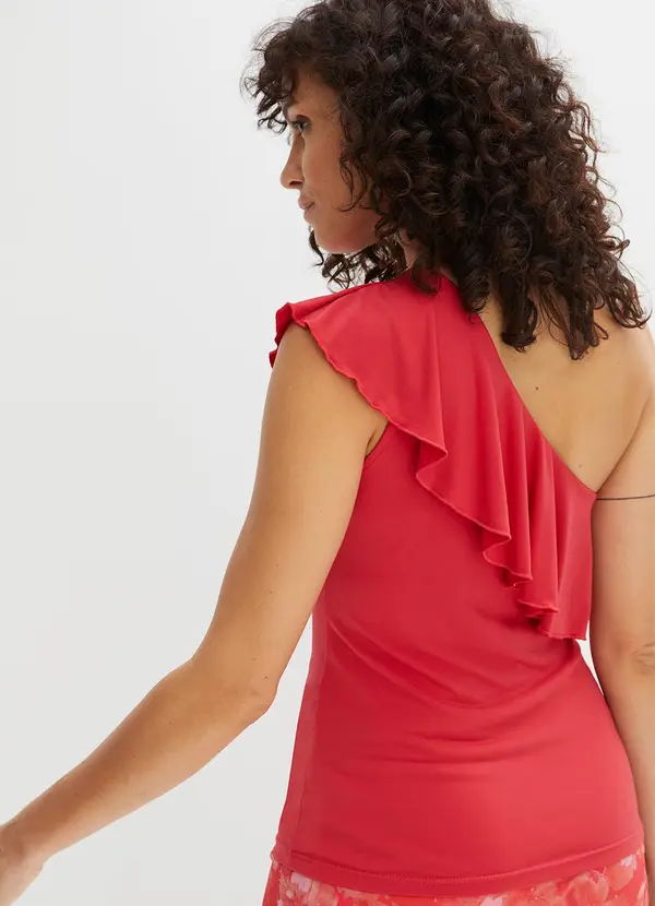 bonprix - Blusa Vermelha em Malha Fria 2