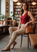 Blusa Vermelha Tric�