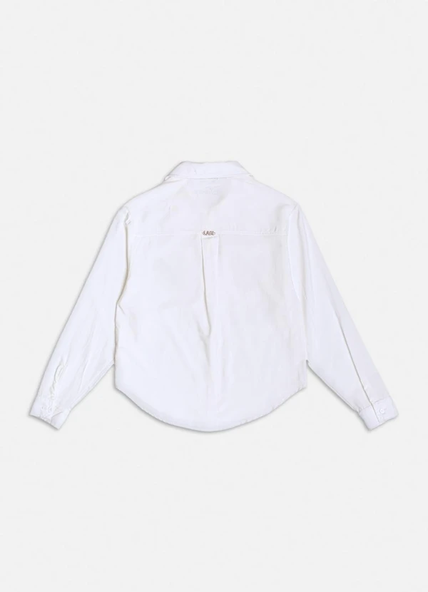 Authoria - Camisa com Bolsos do Mickey com Pedrarias Branco 2