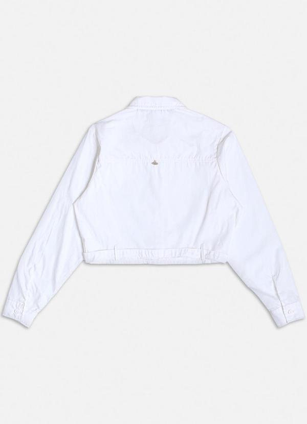 Authoria - Camisa Off White com Cinto Branco 2
