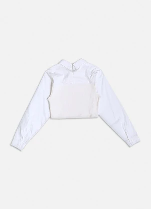 Authoria - Camisa Off White em Ribana Branco - AUTHORIA