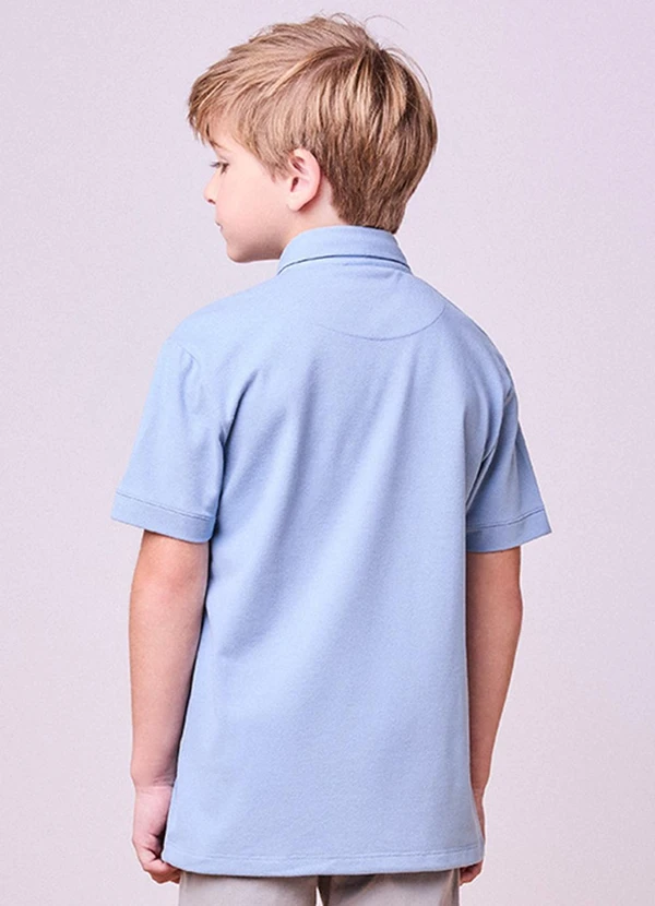 Youccie - Camisa Polo Manga Curta Azul Azul 2