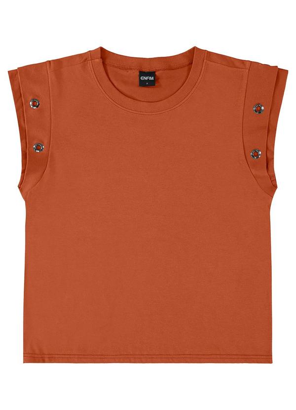 Enfim - Camiseta Terracota Slim Muscle Tee