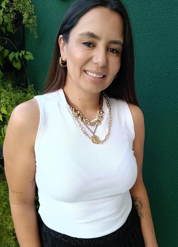 Nanas Clothes - Kit 3 Regata Canelada Feminina Branco