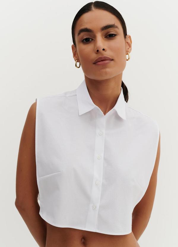 Principessa - Pala com Gola Composê Hermione Branco