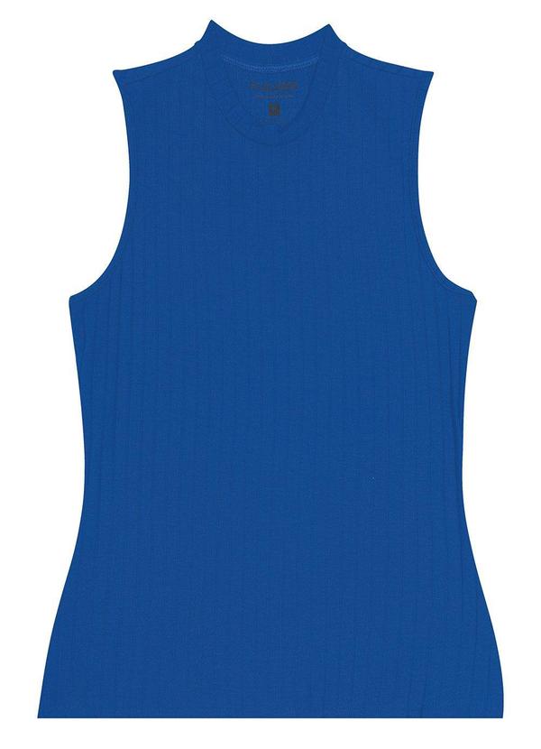 Malwee - Regata Azul Royal Justa Canelada Feminina 6