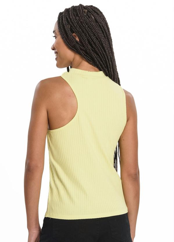 Rovitex - Regata Feminina Assimétrica Canelada Verde 2