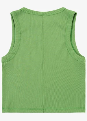 Select - Regata Feminina em Ribana Verde - SELECT