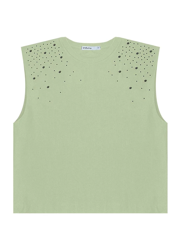 Endless - Regata Feminina em Viscose Verde