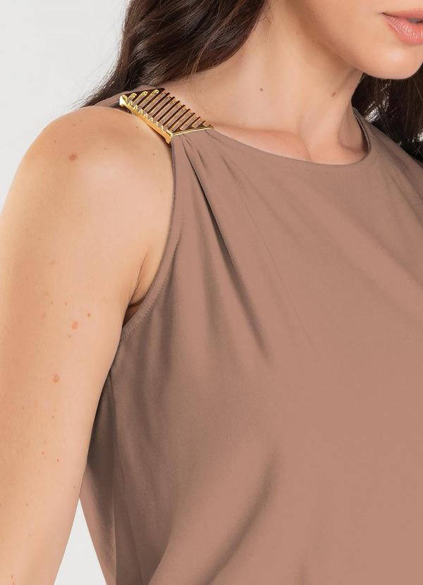 Dianna - Regata Feminina Marrom 5