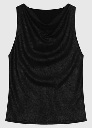 Enfim - Regata Justa Degagê com Brilho Preto - ENFIM