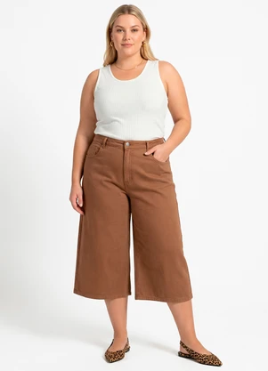 Quintess - Regata Off White em Malha Canelada - QUINTESS