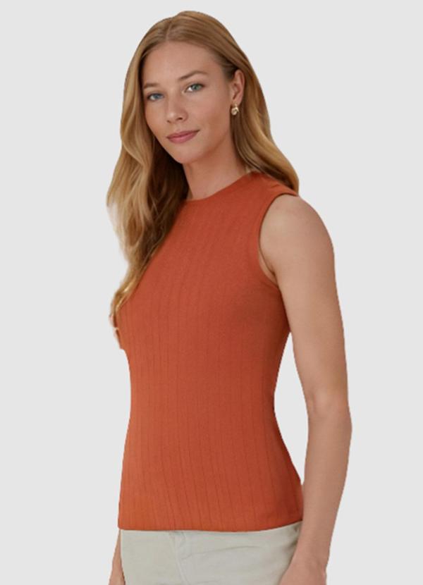 Malwee - Regata Terracota Justa Canelada Feminina 2