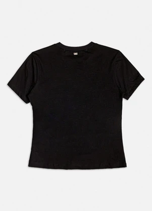 Authoria - T-Shirt Black Midnight com Brilho Preto - AUTHORIA