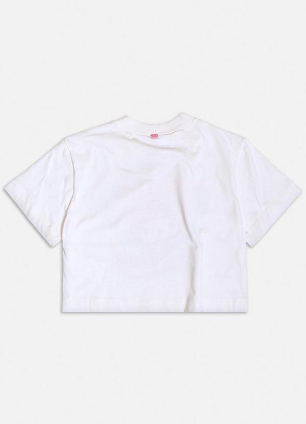 Authoria - T-Shirt Cropped da My Melody Branco 2