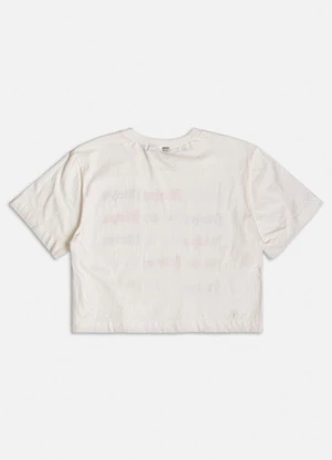 Authoria - T-Shirt Cropped Off White do Mickey Branco - AUTHORIA