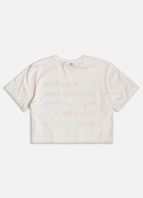 Authoria - T-Shirt Cropped Off White do Mickey Branco 2