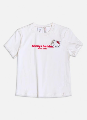 Authoria - T-Shirt Off White da Hello Kitty Branco - AUTHORIA