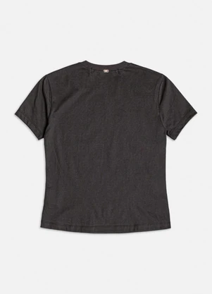 Authoria - T-Shirt Preta Voyager com Strass Preto - AUTHORIA