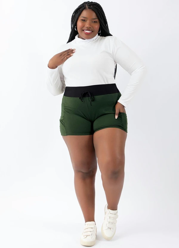 Moda Pop - Blusa Manga Longa Branca Segunda Pele 12