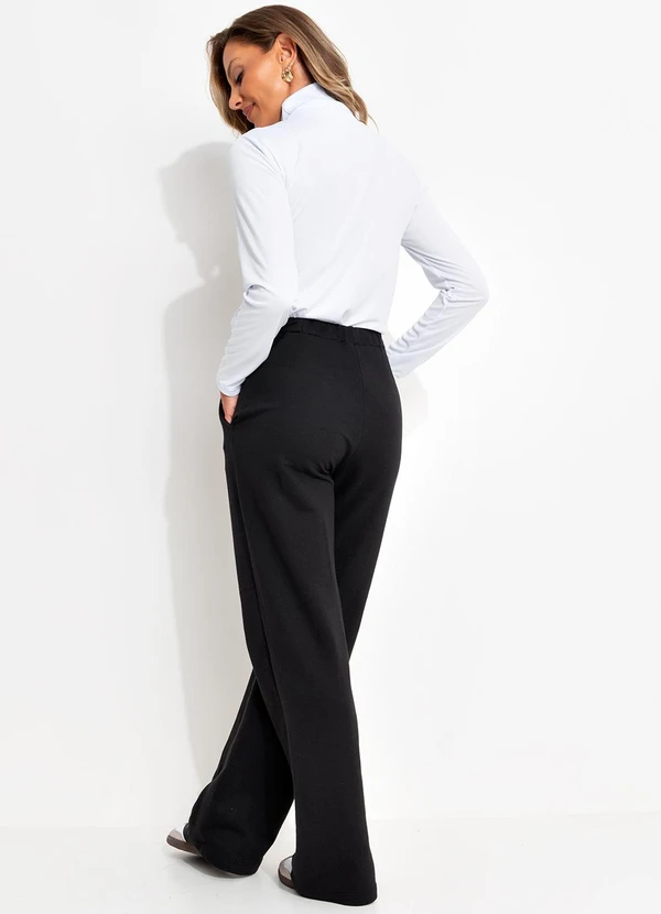 Moda Pop - Blusa Manga Longa Branca Segunda Pele 4