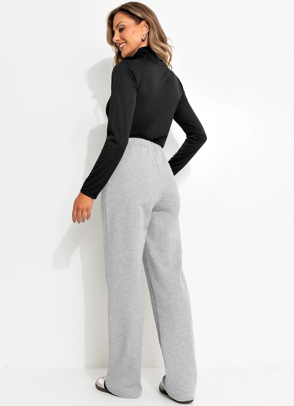 Moda Pop - Blusa Segunda Pele Gola Alta Preta 4