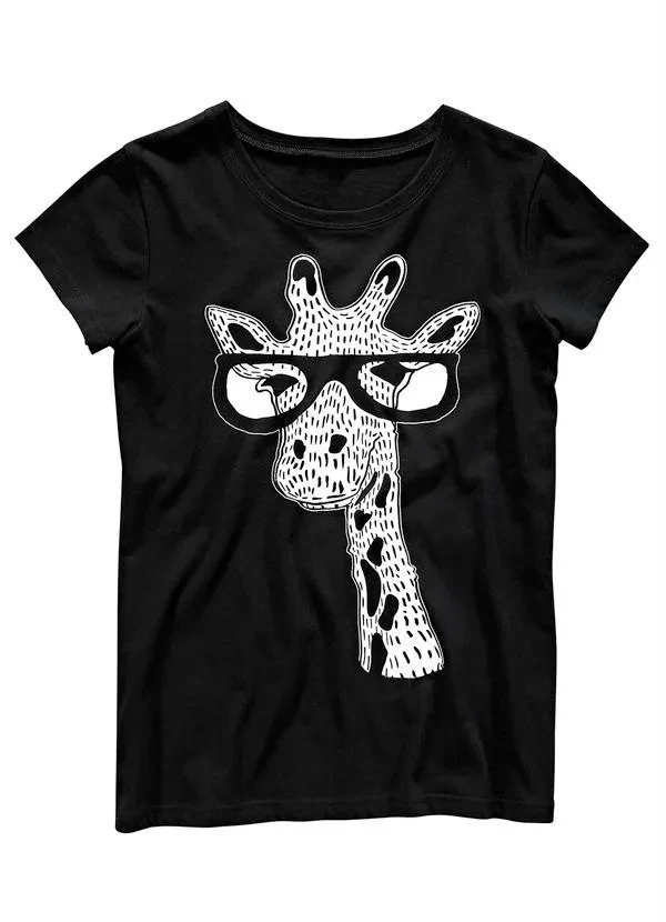 bonprix - Camiseta Estampada Preto 5