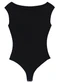 Enfim - Body Básico Ombro a Ombro Off White - variação: Preto