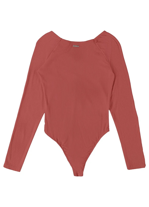 Enfim - Body Canelado com Franzido Rosa 3