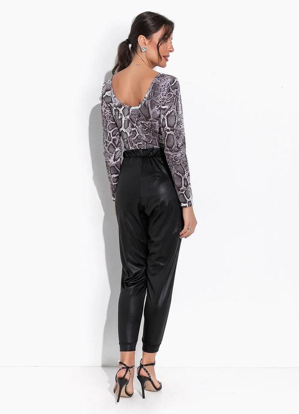 Moda Pop - Body Cobra Cinza em Malha 4