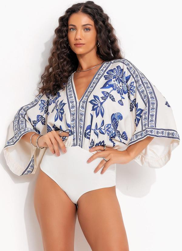 Farm - Body Coqueiro Tropical Bege