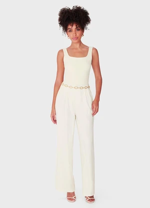 Enfim - Body em Malha Conforto Off White - ENFIM