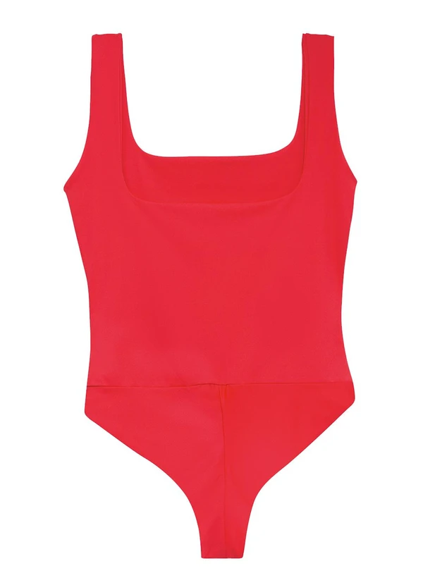 Enfim - Body em Malha Conforto Vermelho 2