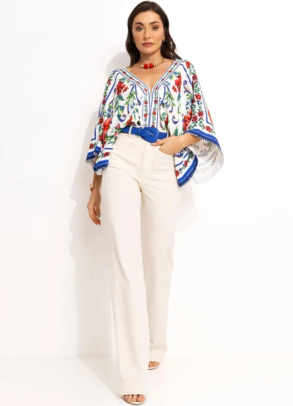 Farm - Body em Viscose Off White 3