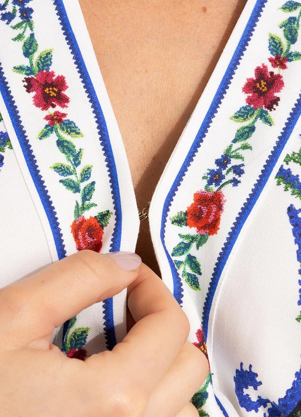 Farm - Body em Viscose Off White 8