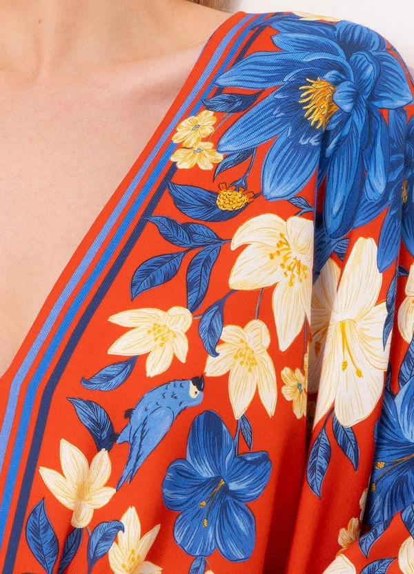 Farm - Body em Viscose Vermelho 7