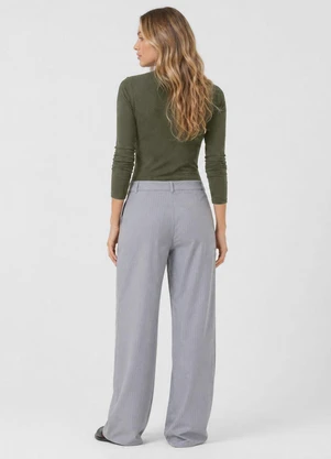 Dianna - Body Feminino Malha Delicate com Gola Alta Verde - DIANNA