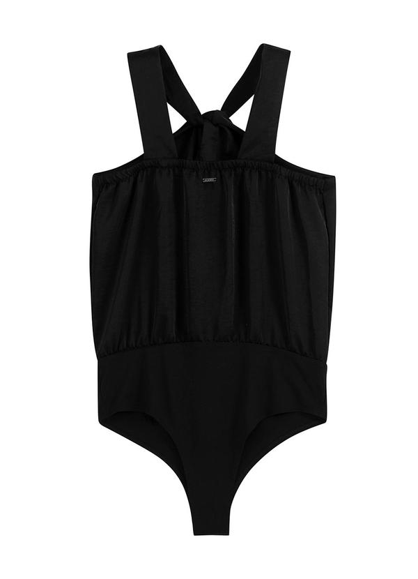 Marialícia - Body Feminino Nó Frontal Preto 2